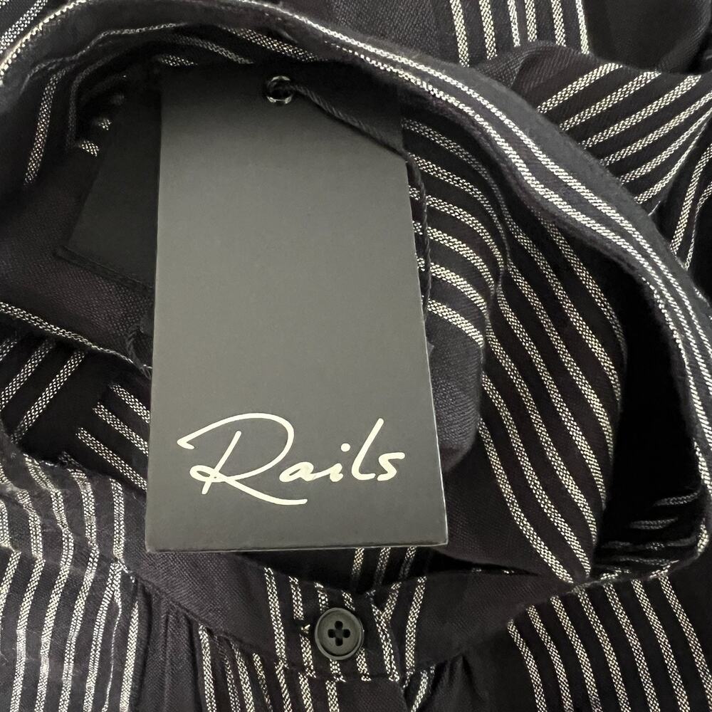 Rails Elouise Segrada Stripe Button Down Blouse B… - image 11